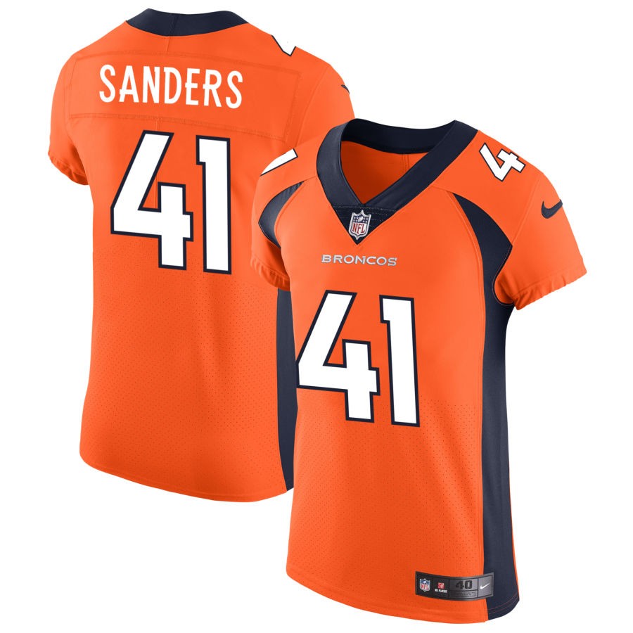 Drew Sanders Denver Broncos Nike Vapor Untouchable Elite Jersey - Orange